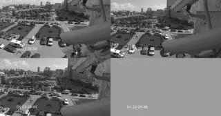 Установка систем видеонаблюдения на парковке в Вятских Поляне в октябре
